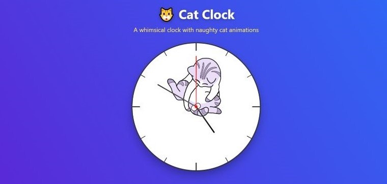 Floral Bloom Clock